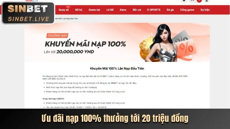Khuyến mãi hoàn trả hàng ngày tại 18win full